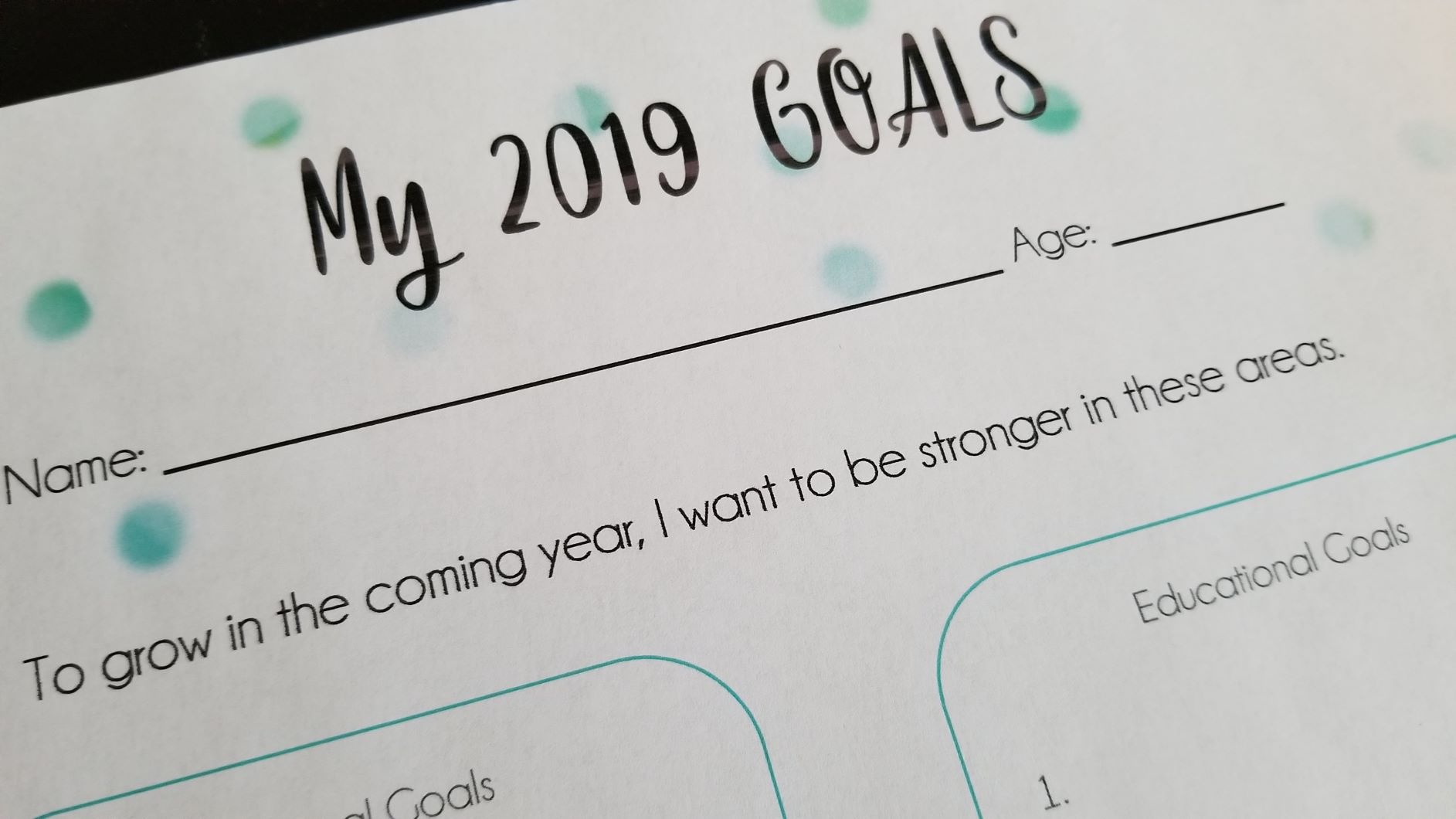 Setting Simple Goals with Your Kids