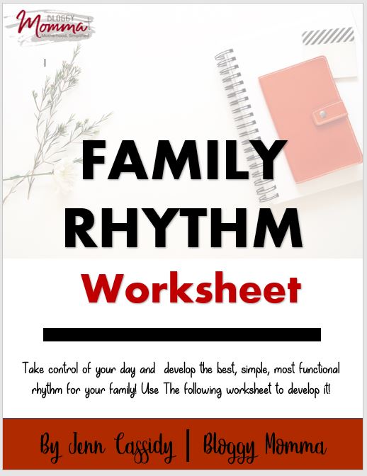 Family Rhythm Worksheet