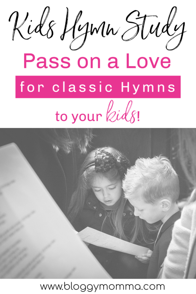 A Simple Kids Hymn Study