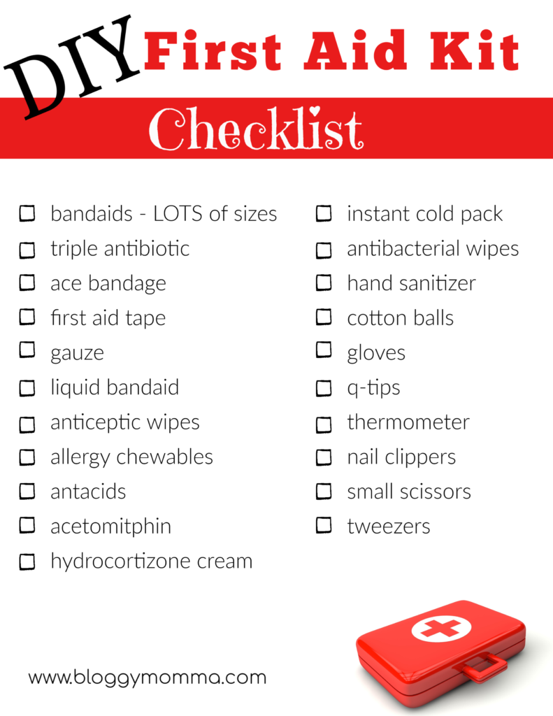 Checklist: Making A First Aid Kit For Baby