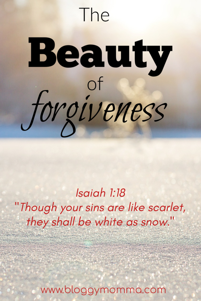 The beauty of forgiveness