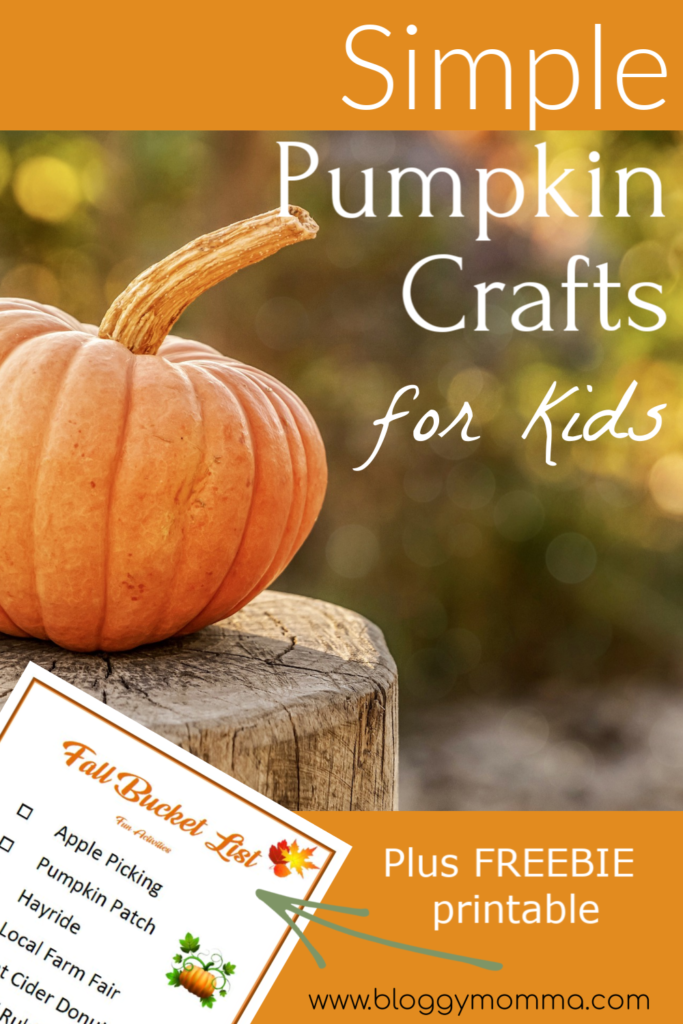Simple Pumpkin Crafts for Fall