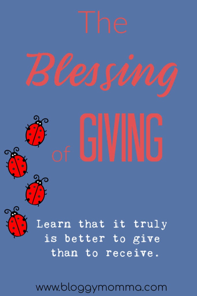 the blessing of giving