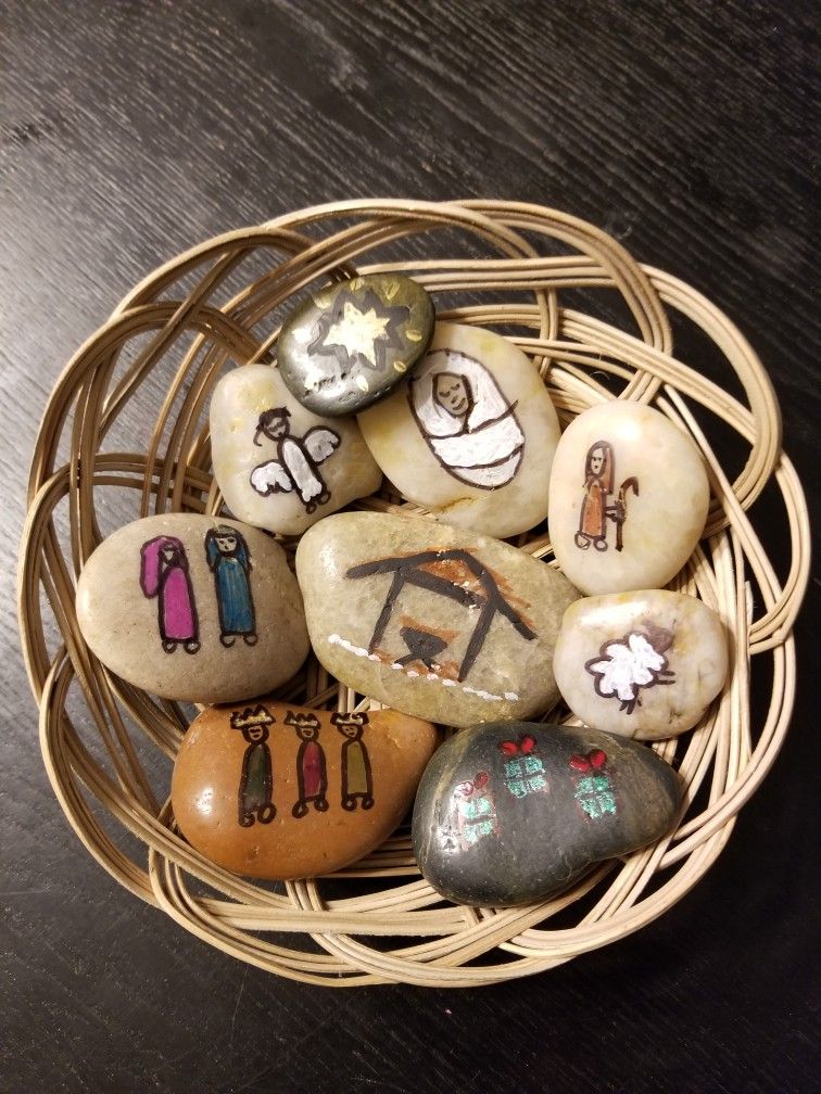 Nativity story stones