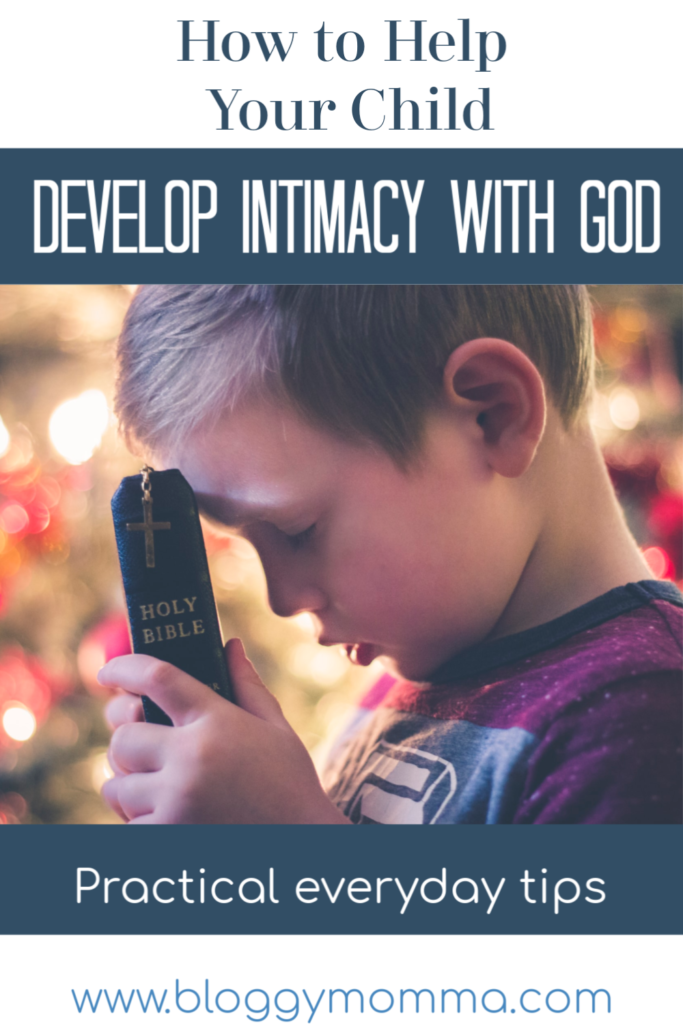 develop intimacy with God