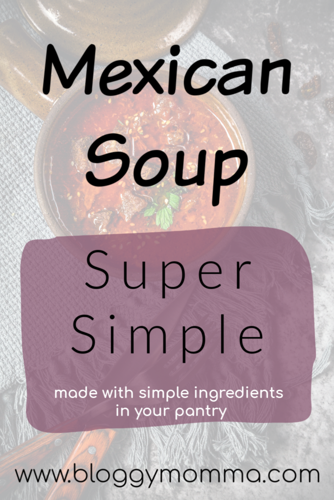 pantry mexican soup