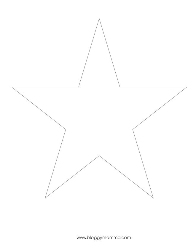 FREE Printable Star Shape