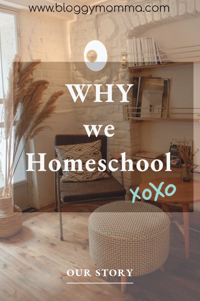 WHY WE HOMESCHOOL