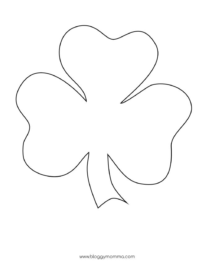 Printable Clover Shapes