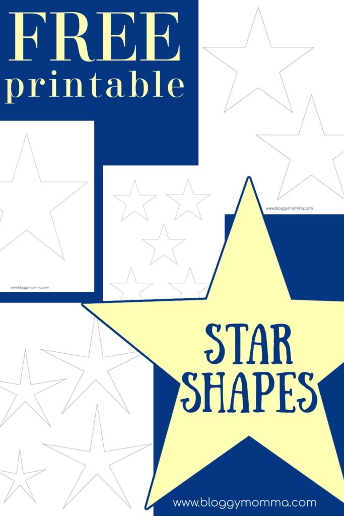  star shape printables