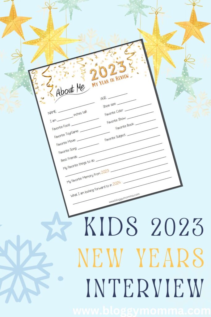 2023 Kids New Years Interview
